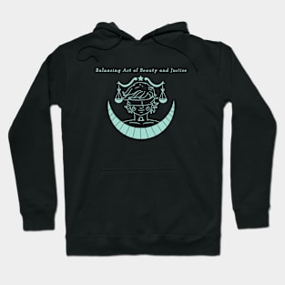 Balancing Act of Beauty and Justice Astrology Hoodie